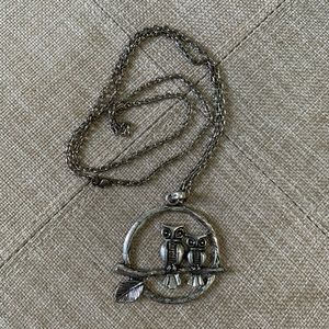Owls Pendant Necklace
